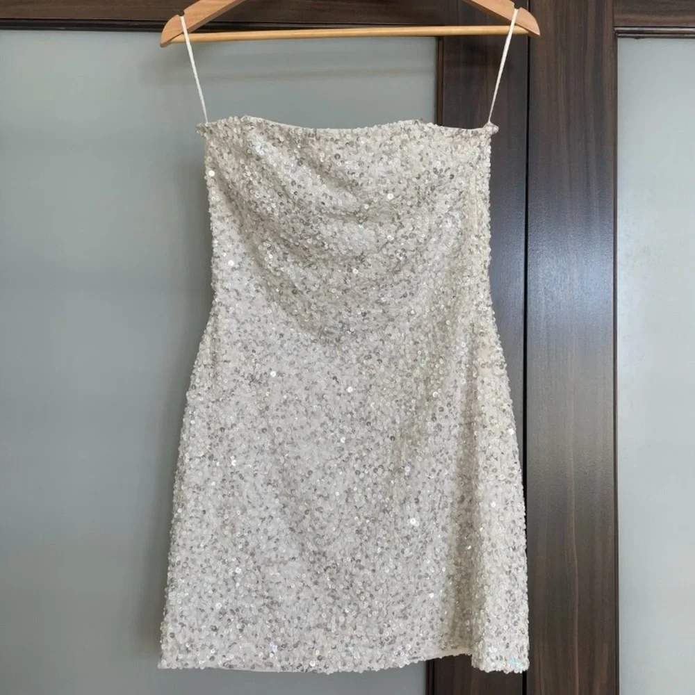 Retrofete Heather Sequin Dress sz M - Picture 6 of 11